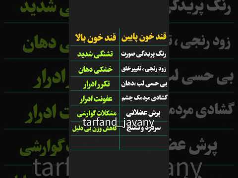 هفت نشانه ی خطرناک قند خون بالا و پایین که نباید نادیده بگیرید  