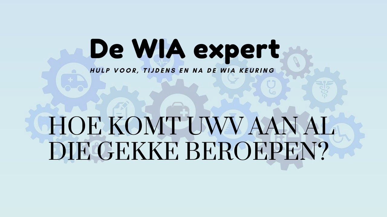 Hoe het zit met al die  gekke  beroepen van UWV