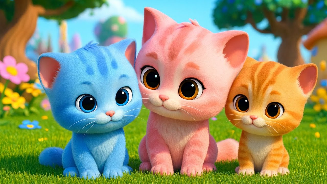 Meo Meo Meo Rửa Mặt Như Mèo - Hoạt Hình Chú Mèo Con - Nhạc Thiếu Nhi Cho Bé - Chú Vịt Con