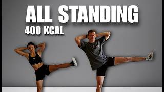 30 MIN INTENSE CARDIO HIIT – ALL STANDING 🔥 Full Body Fat Burn, No Equipment, No Repeats