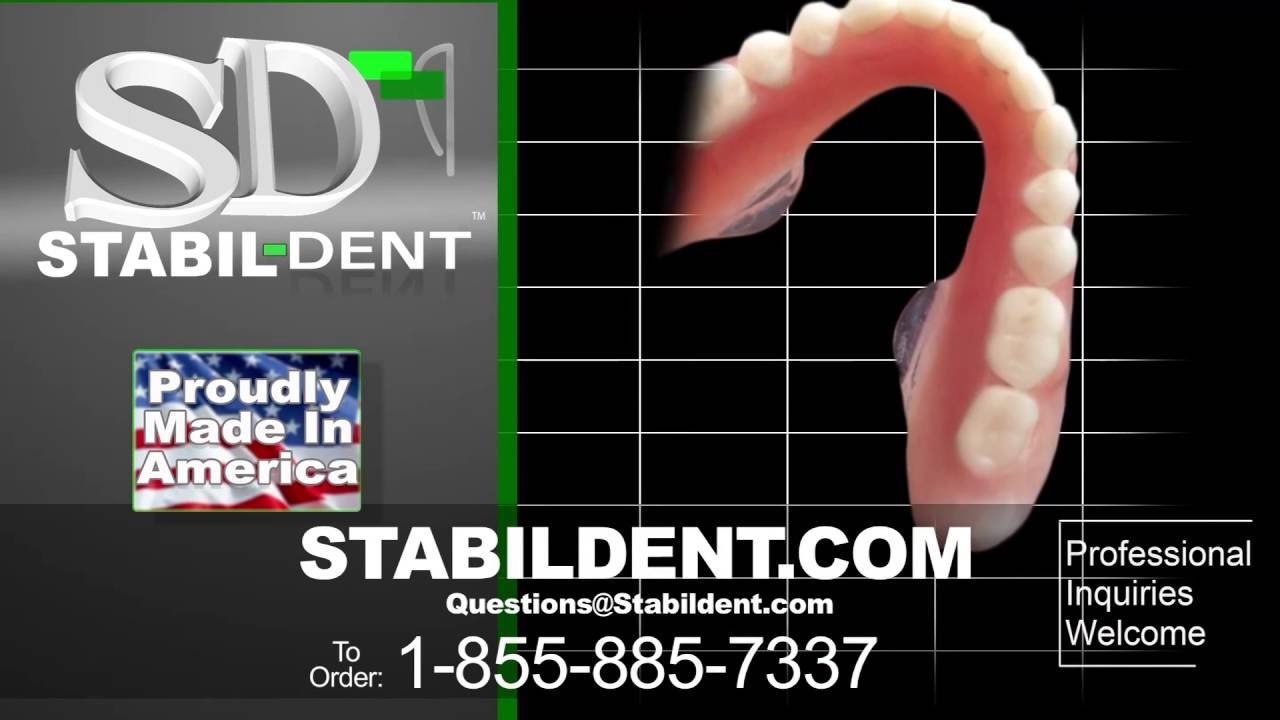 Stabilize Your Lower Denture With Stabil Dent® Youtube