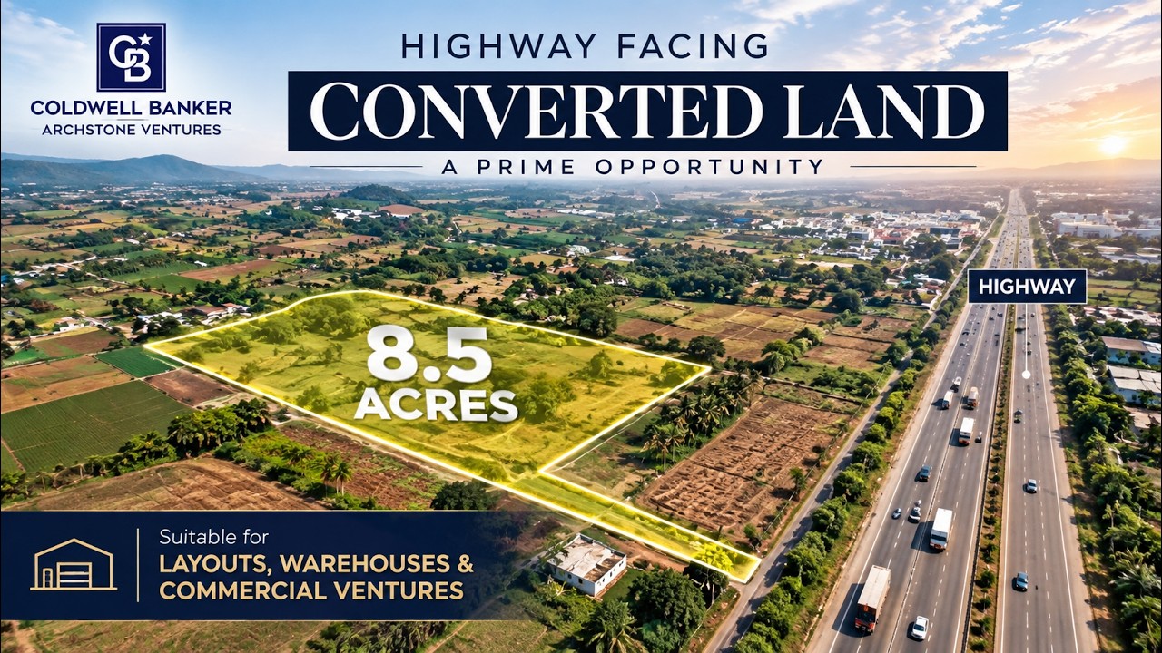 8.5 Acres Highway Facing Converted landforsale  | Gauribidanur Investment Opportunity