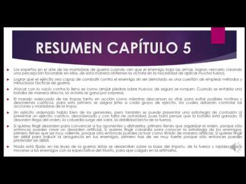 Analisis del capitulo 5 del arte de la guerra