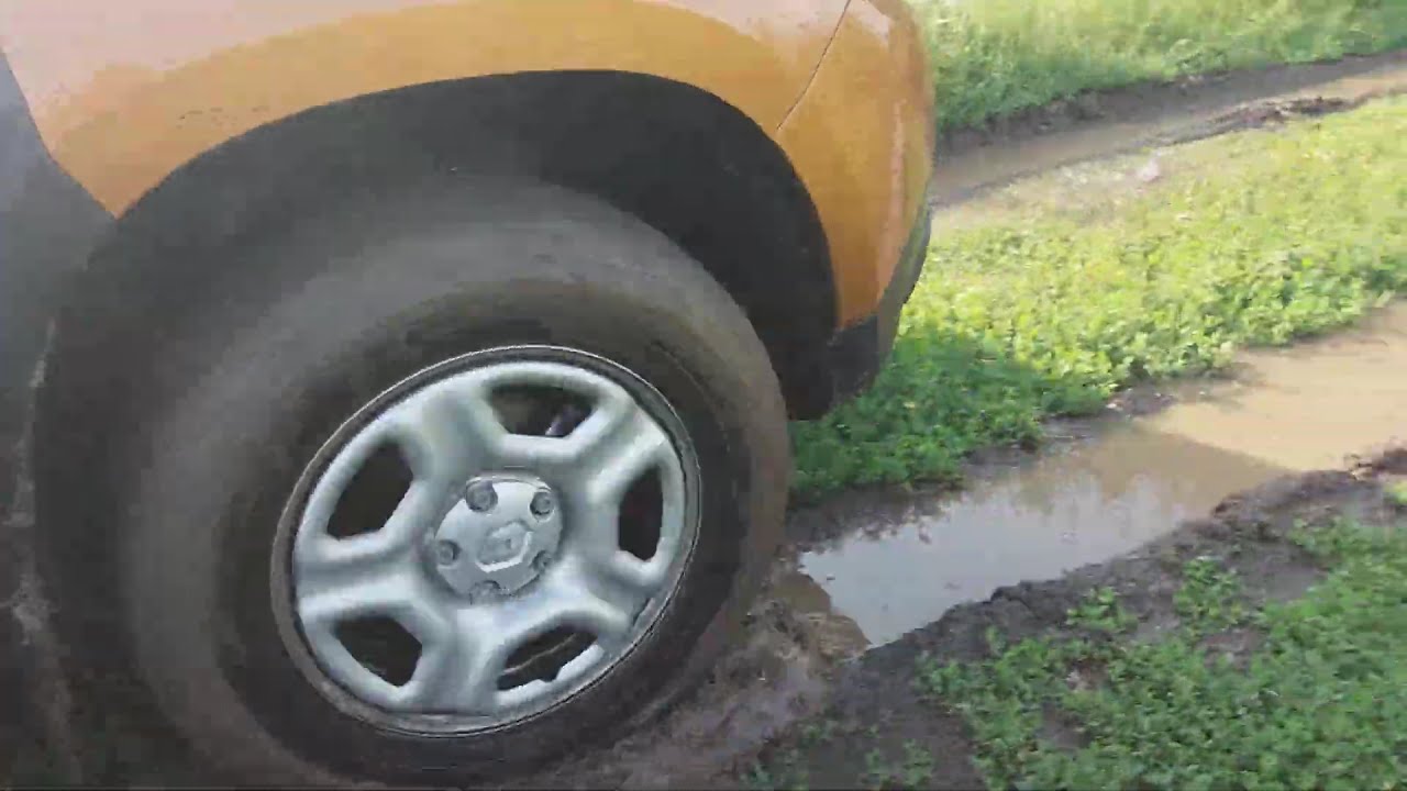 Дастер перед привод 2 на бездорожье болото - YouTube