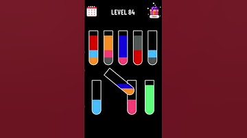 Water Sort Puzzle-Level-84 Completed #water #watercolor #watersortpuzzle Game triks Online puzzles