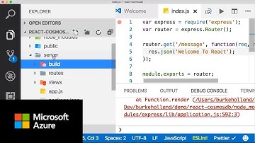 React & Azure Cosmos DB Part 2 - Project Setup