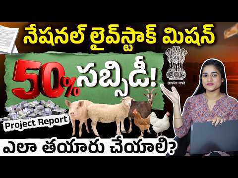 గ్రామంలోనే ₹50,000 ఆదాయం!😱 | Nlm Scheme Full Guide 2026 | Subsidy Govt Scheme In Telugu
