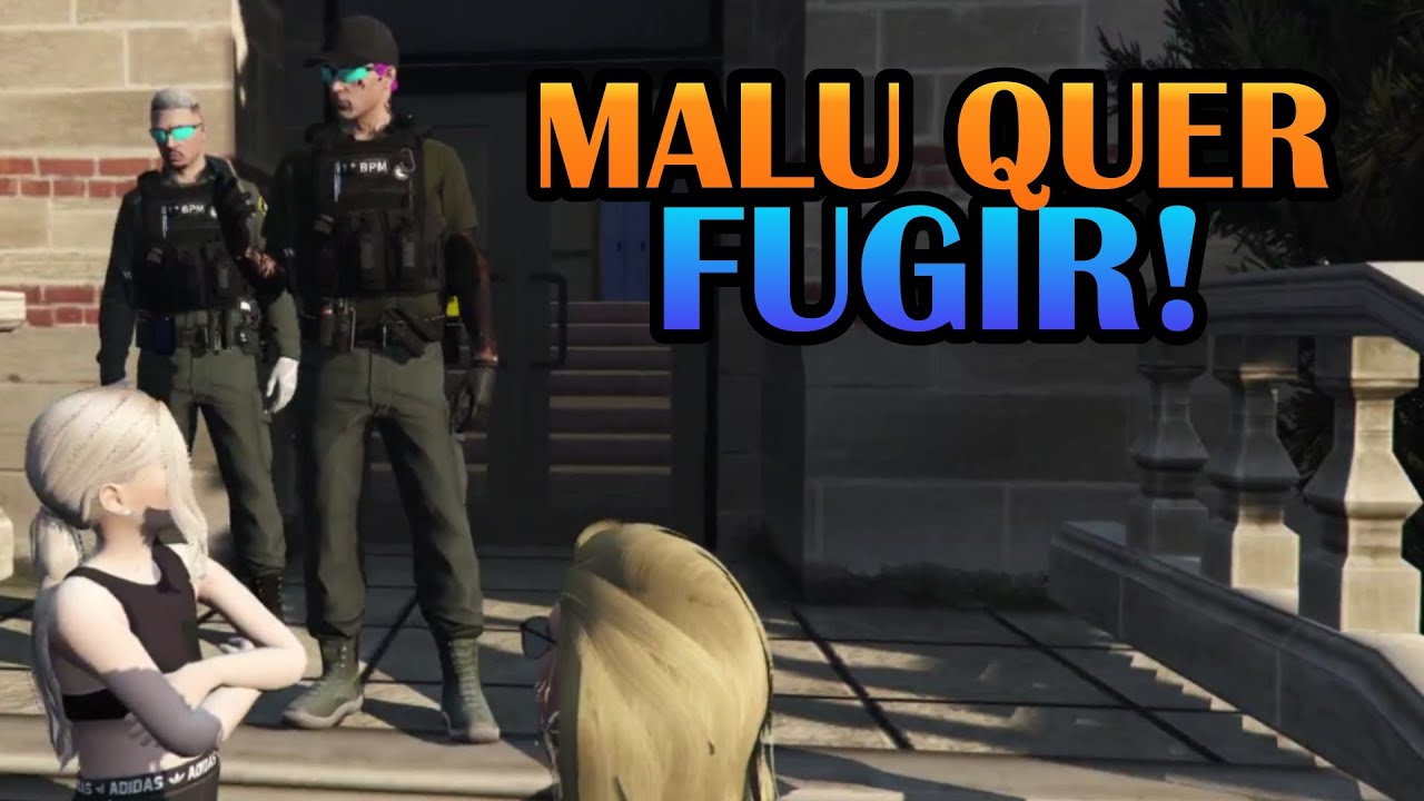 MALU QUER DAR FUGA DA ESCOLA ZONEADA | CDA - GTA-RP