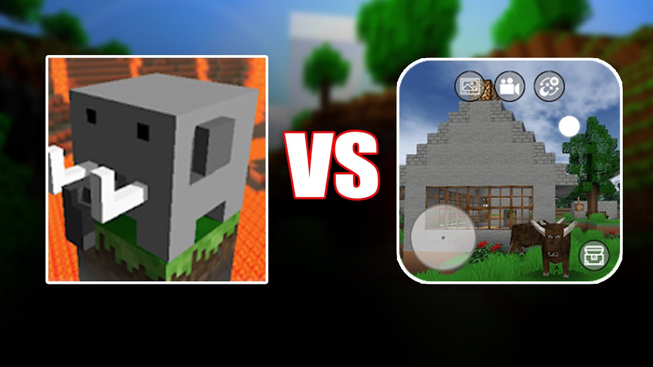 CRAFTSMAN : Building Craft VS MINI BLOCK CRAFT 3D