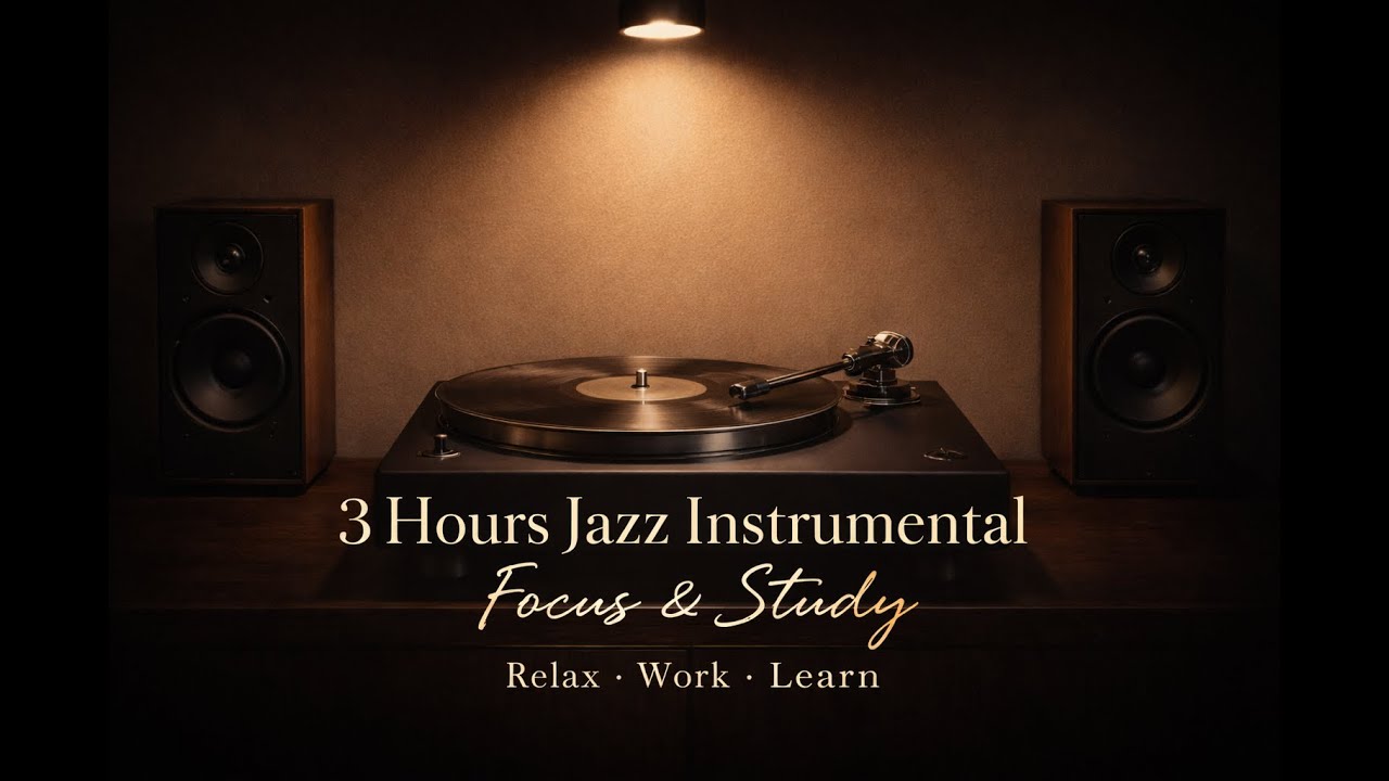 3 Hours Jazz Instrumental for Focus, Study & Work | Smooth Background Jazz Music