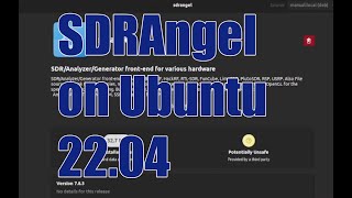 SDRAngel installation on Ubuntu 22.04