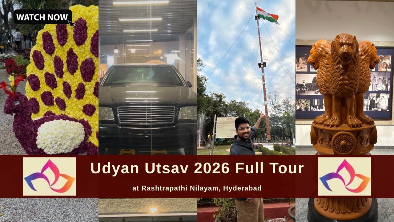 ఈ Garden లో 120ft Wooden Pole ఎందుకు ఉంది? 😲 | Udyan Utsav 2026 Full Tour. 