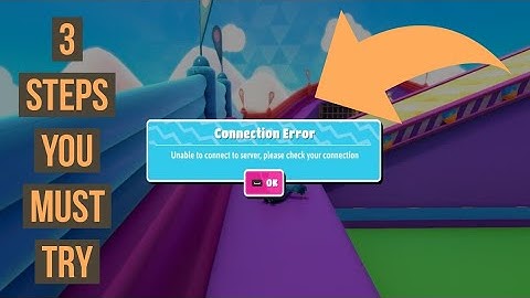 How to fix Network connection error in Fall guys