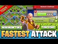 How to 3 star in minimum time haaland challenge quick qualifier clash of clans
