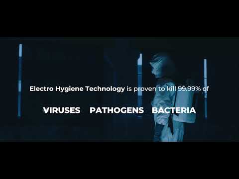 Disinfecting your work place is a critical step in safely reopening your business. Electro Hygiene Technology is proven to kill 99.99% of viruses, pathogens and bacteria - Including SARS-CoV-2 (COVID-19). HYGIENICA™ disinfecting technology can help you safely reopen your facility. Disinfecting your work place is a critical step in safely reopening your business. Electro Hygiene Technology is proven to kill 99.99% of viruses, pathogens and bacteria - Including SARS-CoV-2 (COVID-19). HYGIENICA™ disinfecting technology can help you safely reopen your facility.