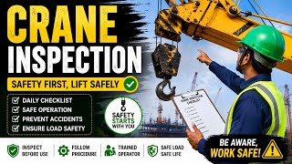 Crane Inspection Full Class | Safety Officer Course | Crane Inspection Checklist | Arshad Jamil