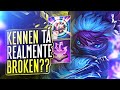 SUBINDO DE ELO FACILMENTE DE KENNEN?! TÁ REALMENTE MUITO FORTE! FARMANDO PDL NO TOP1 | LoL Wild Rift