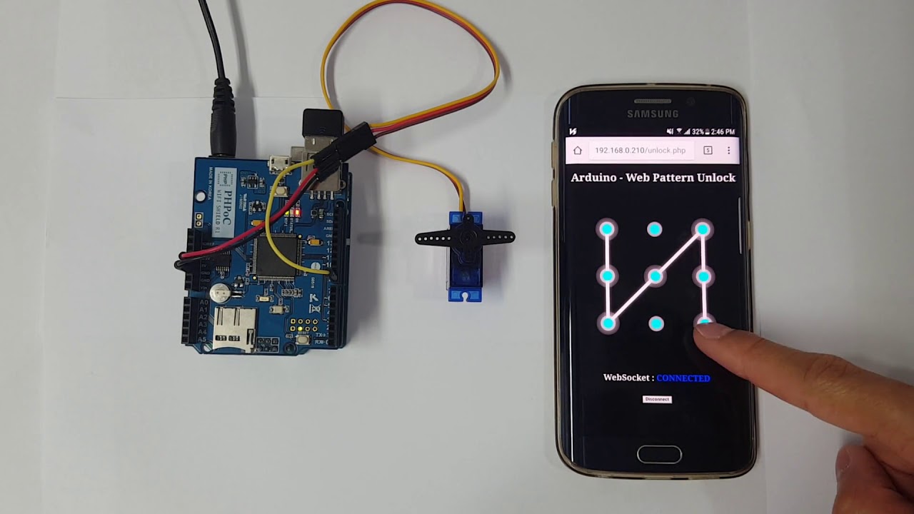 Arduino Unlock Box Security for Arduino - Pattern Unlock - YouTube