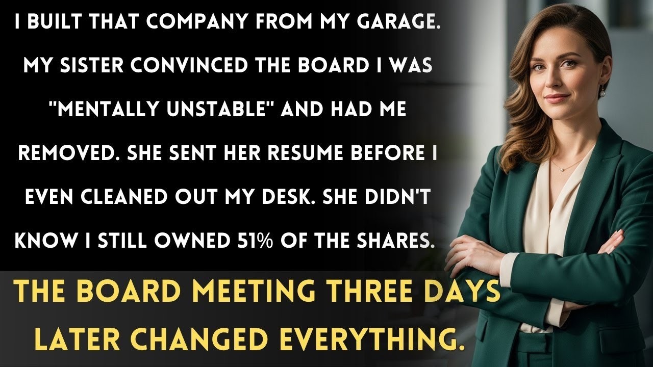 My Sister Got Me Fired From My Own Company — Then Applied For My Job The Same Day