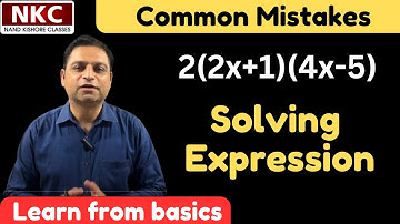 Common Mistakes While Solving Algebraic Expression | Concept Clarification | by NK Sir