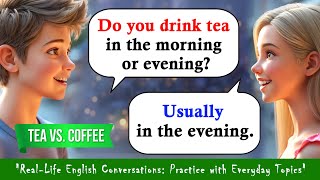 Tea vs. Coffee | English conversation practice | Which is Better Tea or Coffee
