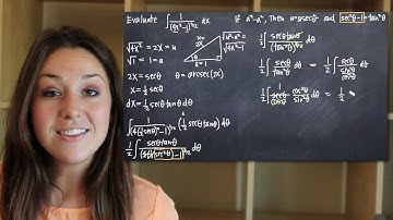 Trigonometric substitution with secant (KristaKingMath)