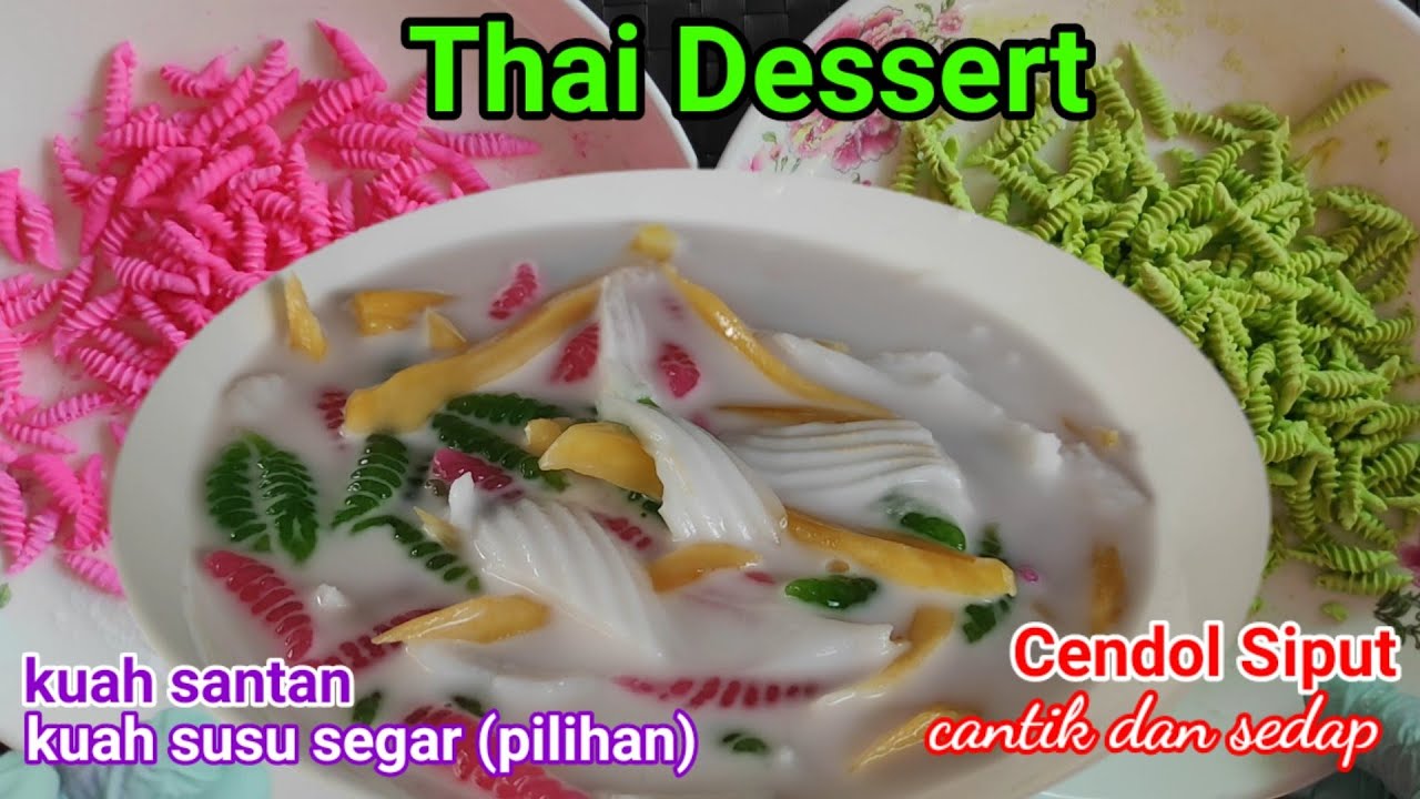 Ready go to ... https://youtu.be/snUFZi2zn0U [ Thai Dessert | Cara Membuat Cendol Siput Yang Sangat Sedap | Cendol Cantik | à¸§à¸´à¸à¸µà¸à¹à¸²à¸à¸£à¸­à¸à¹à¸à¸£à¸à¹à¸à¹à¸§]