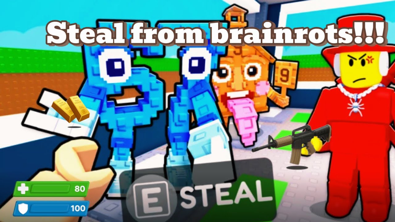 PLAYING (STEAL FROM BRAINROTS)PART 1