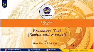 Bahasa Inggris Kelas 9 - Procedure Text