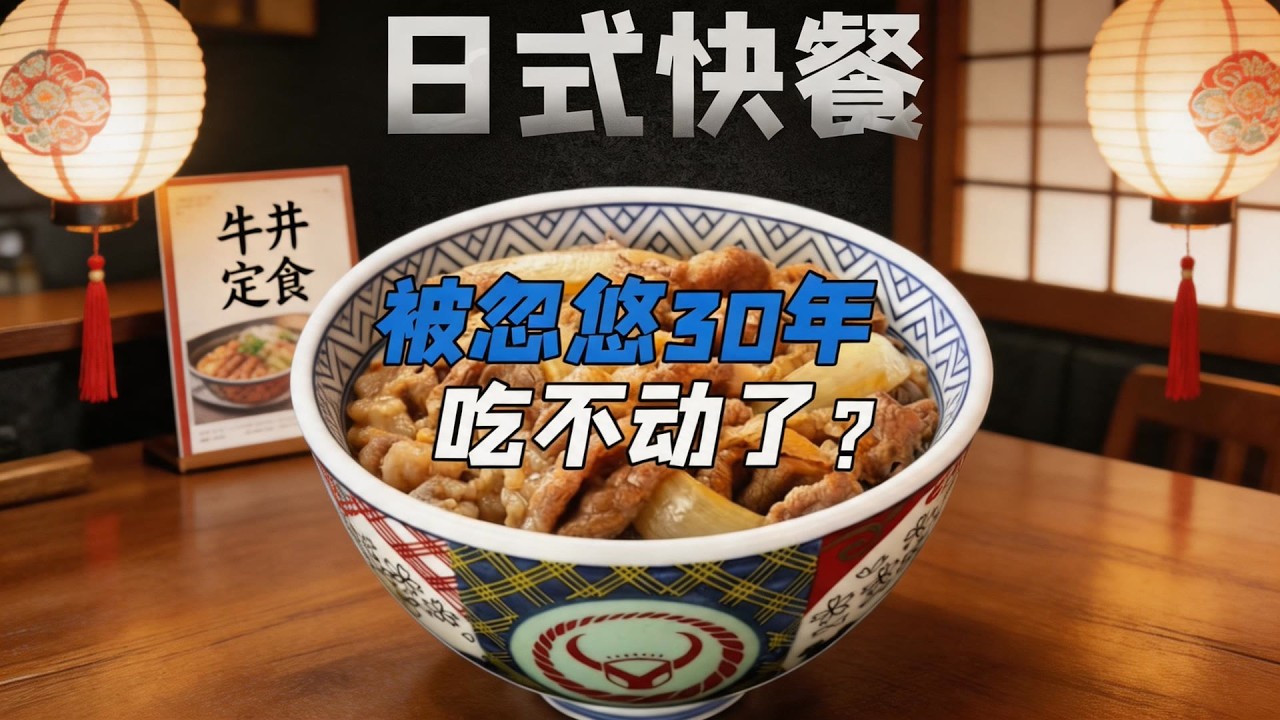 不得不承認,精致日式快餐,現在的年輕人是真吃不動了 #味千拉面 #吉野家 #日式快餐 #美食测评 #解约 - YouTube