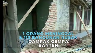Download lagu 1 Orang Meninggal & 113 Bangunan Rusak Dampak Gempa Banten