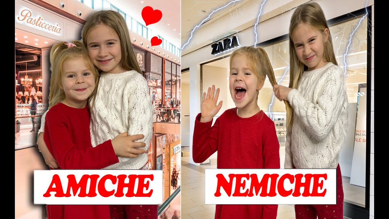 SORELLE AMICHE vs SORELLE NEMICHE AL CENTRO COMMERCIALE!