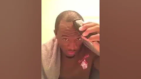 barber messes his own hairline up