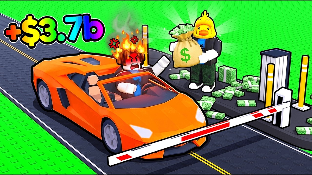 I Became RICH Operating a TOLL BOOTH in Roblox!