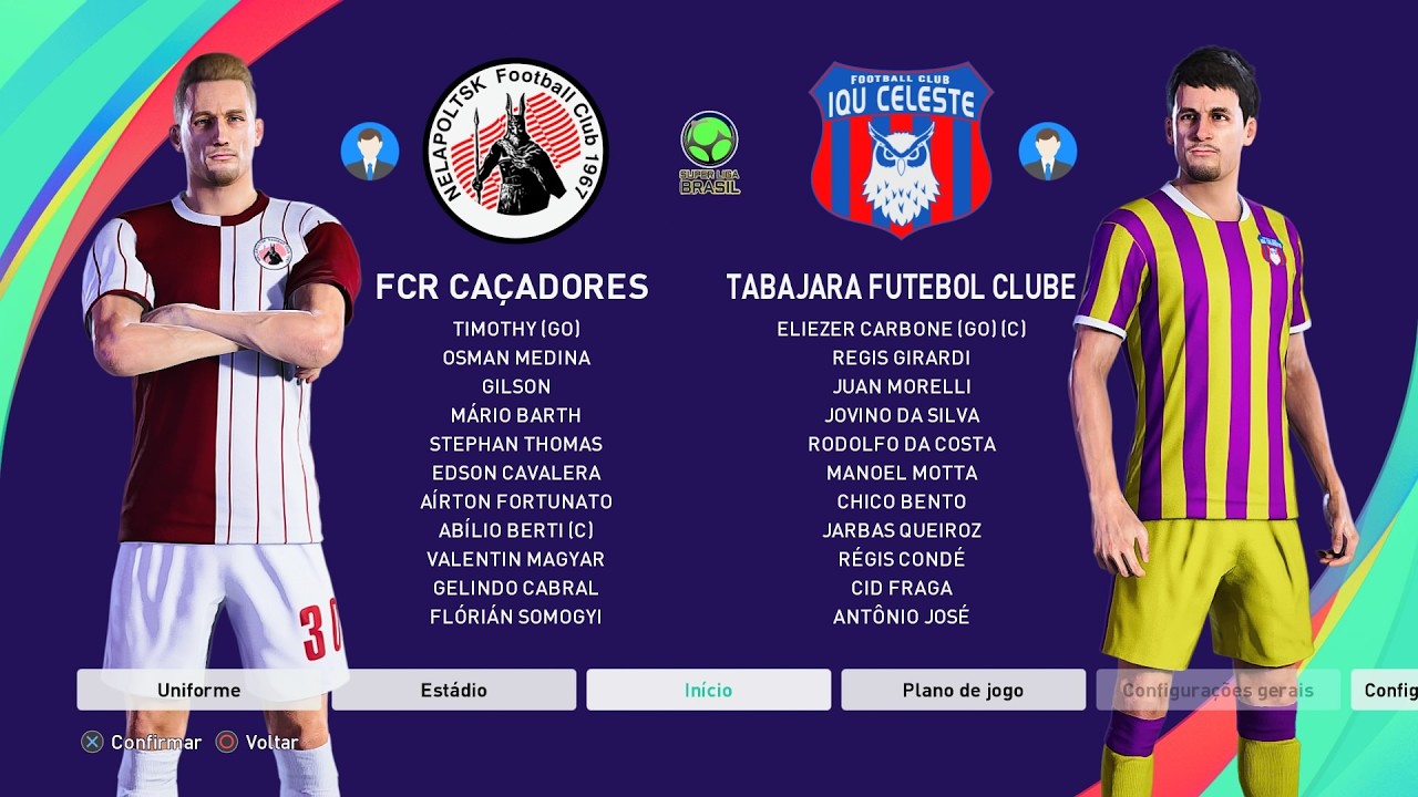 Super Liga Brasil II - FCR Caçadores X Tabajara Futebol Clube