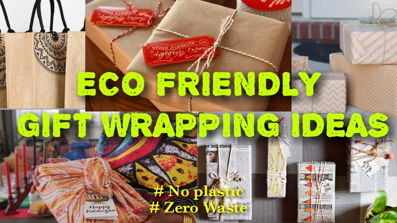 5 Zero Waste Gift Wrapping Ideas | Eco friendly| Plastic free