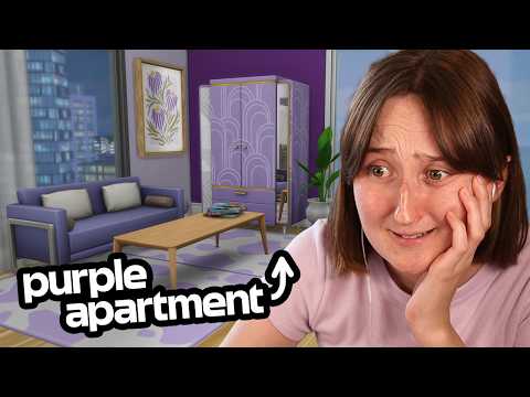 Building in The Sims... but everything has to be *PURPLE*
