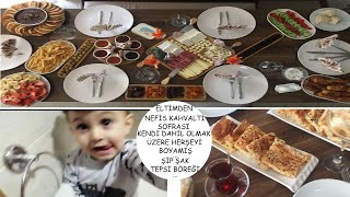 Elti̇m Den Sunumlu Kahvalti|Herşeyi̇ Boyamiş|Erkek Çocuk Odasi Turu|Aci̇l Durum Tepsi̇ Böreği̇ Tari̇fi̇....