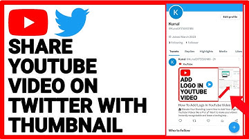 How To Share YouTube Video On Twitter with Thumbnail