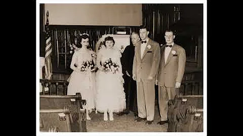 Wedding of Benjamin and Arlene Harris, 1953, Fulto...