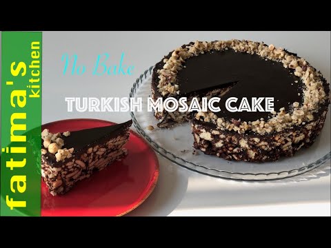 No Bake Chocolate Biscuit Cake Recipe/ Mosaic Cake