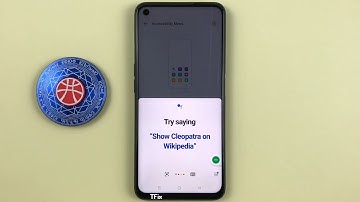 How to open Google Assistant using the accessibility menu on Realme 9i Android 12