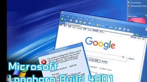 Microsoft Longhorn Build 4001