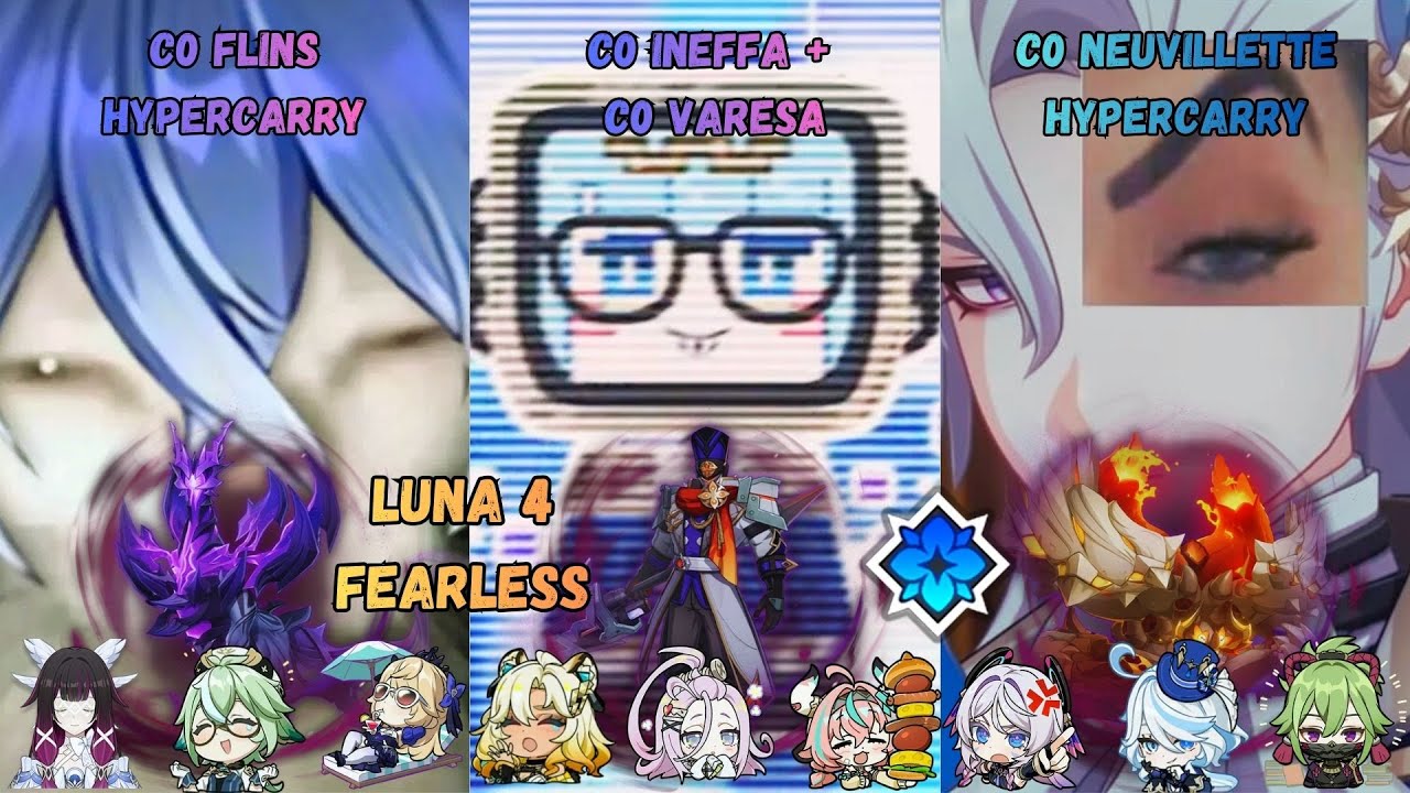 [F2P?] C0 Flins Hypercarry | C0 Ineffa + Varesa | C0 Neuvillette Hypercarry [Stygian Onslaught]