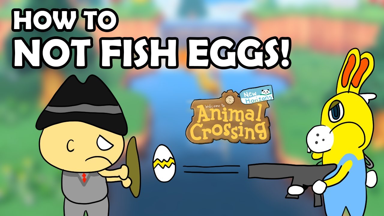 How to NOT catch eggs while fishing during Bunny Day [ACNH] YouTube