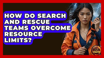 How Do Search And Rescue Teams Overcome Resource Limits? - Man vs. Disaster