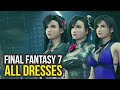 Final Fantasy 7 Remake All Dresses & How To Unlock Them (FF7 Remake All Dresses)