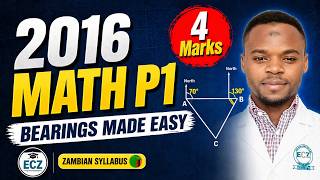 Master Bearings & Angles Fast | 2016 ECZ Mathematics Paper 1 Walkthrough