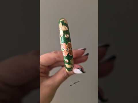 این رنگ بنگل میناکاری واقعا خاصه کادو خاص کادو بنگل