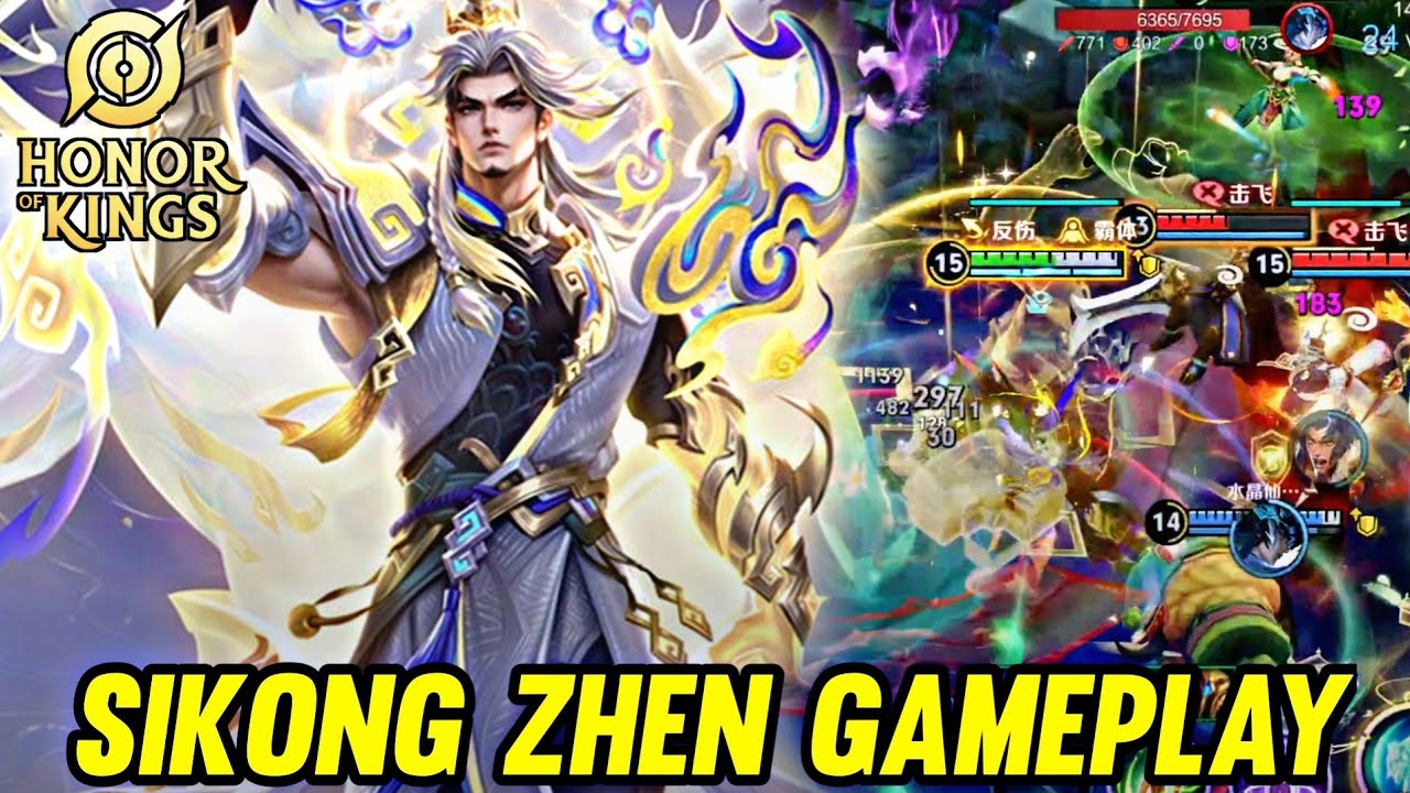 HOK : SIKONG ZHEN GAMEPLAY | POWERFULL HERO - HONOR OF KINGS